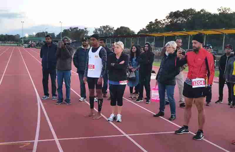 Fastest Distances run on bear foot 50 mile ( Male)